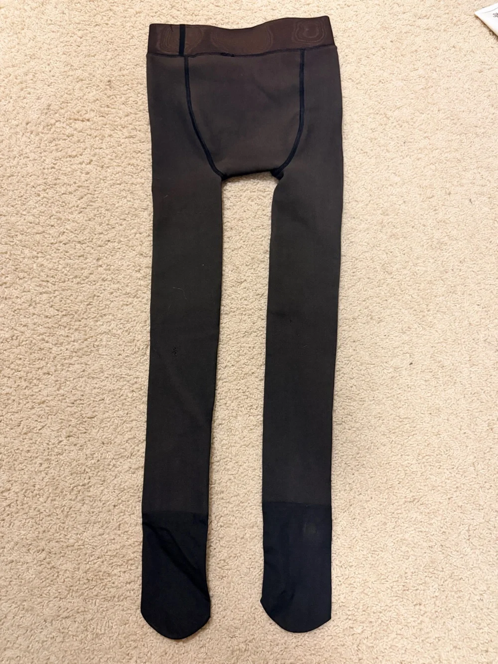 Women’s Black Fleece Lined Tights